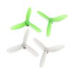 4pcs 3 Blade Propeller for JJRC H1 H7 JJ810 Cheerson CX 10A CX 11 CX 12 WLtoys V646 V676A JD395 WHITE GREEN