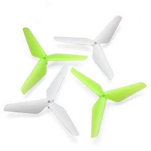 4pcs 3 Blade Propeller for Syma X5C JJRC H5C WHITE GREEN