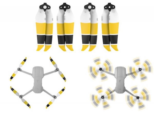 4pcs 7238F Quick Release Propeller for Mavic Air 2 WHITE YELLOW BLACK