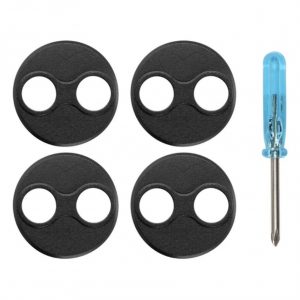 4pcs Aluminium Dust Proof Waterproof Protective Motor Cover Cap for DJI Mavic Mini BLACK