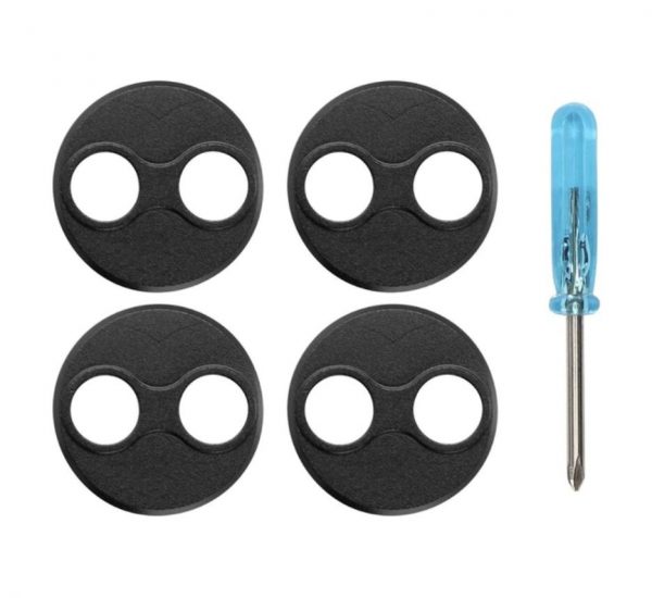 4pcs Aluminium Dust Proof Waterproof Protective Motor Cover Cap for DJI Mavic Mini BLACK