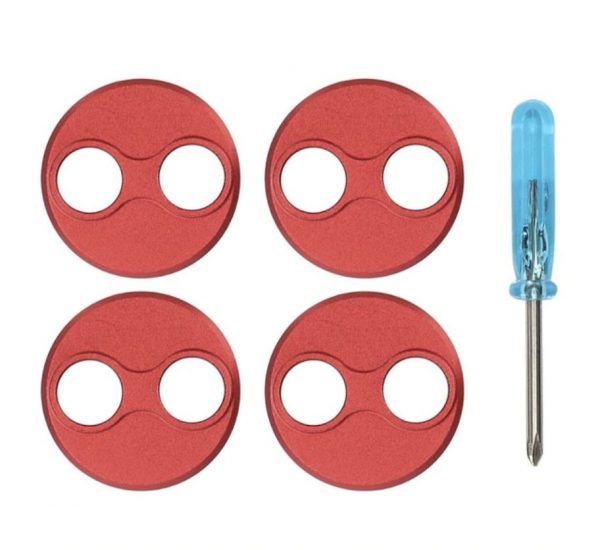 4pcs Aluminium Dust Proof Waterproof Protective Motor Cover Cap for DJI Mavic Mini RED