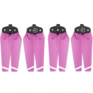 4pcs CW Clockwise CCW Counter Clockwise 4730F Quick Release Foldable Propeller for DJI Spark TRANSPARENT PINK