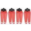 4pcs CW Clockwise CCW Counter Clockwise 4730F Quick Release Foldable Propeller for DJI Spark TRANSPARENT RED