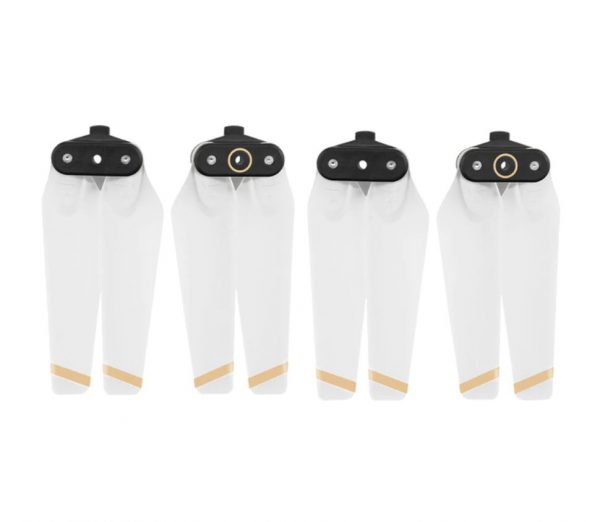 4pcs CW Clockwise CCW Counter Clockwise 4730F Quick Release Foldable Propeller for DJI Spark TRANSPARENT WHITE