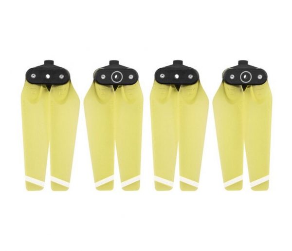 4pcs CW Clockwise CCW Counter Clockwise 4730F Quick Release Foldable Propeller for DJI Spark TRANSPARENT YELLOW