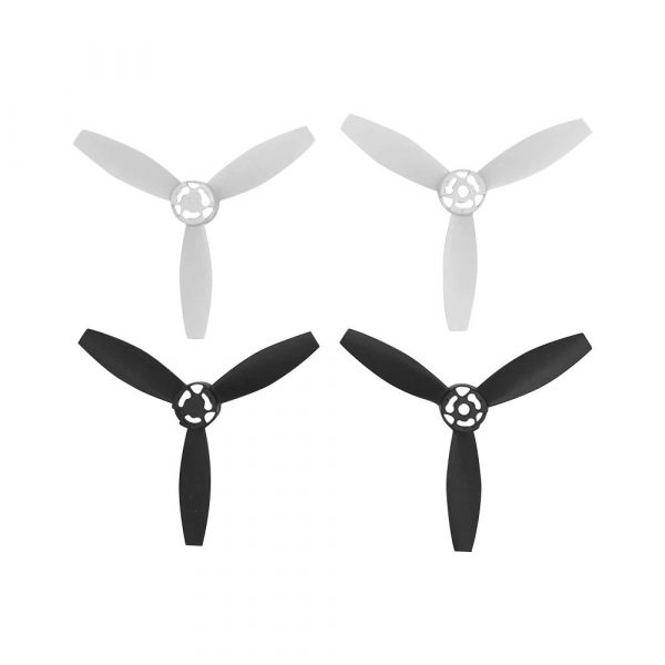 4pcs CW Clockwise CCW Counter Clockwise Propeller for Parrot Bebop 2 Drone black white