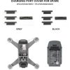 4pcs Dust Proof Silicone Protection 1 for Drone Body 3 for Battery Ports for DJI Spark BLACK