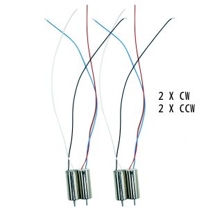 4pcs Motor 2x CW Clockwise and 2x CCW Counter Clockwise for SKY Hawkeye HM1315S