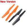 4pcs Orange and Black New Version Propeller for Wltoys V222 V959