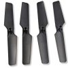 4pcs Propeller 2 CW Clockwise and 2 CCW Counter Clockwise for JXD 509V 509W BLACK