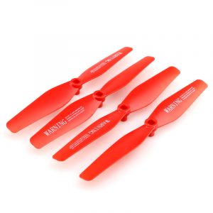 4pcs Propeller 2x CW Clockwise 2x CCW Counter Clockwise for Syma X5HC X5HW RED