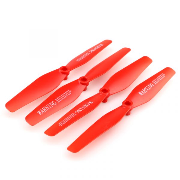 4pcs Propeller 2x CW Clockwise 2x CCW Counter Clockwise for Syma X5HC X5HW RED