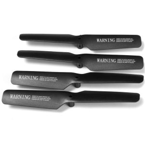 4pcs Propeller 2x CW Clockwise and 2x CCW Counter Clockwise for JJRC H8C H8D H12C BLACK