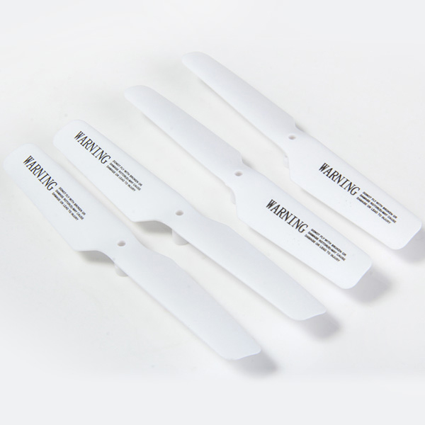 4pcs Propeller 2x CW Clockwise and 2x CCW Counter Clockwise for JJRC H8C H8D H12C WHITE
