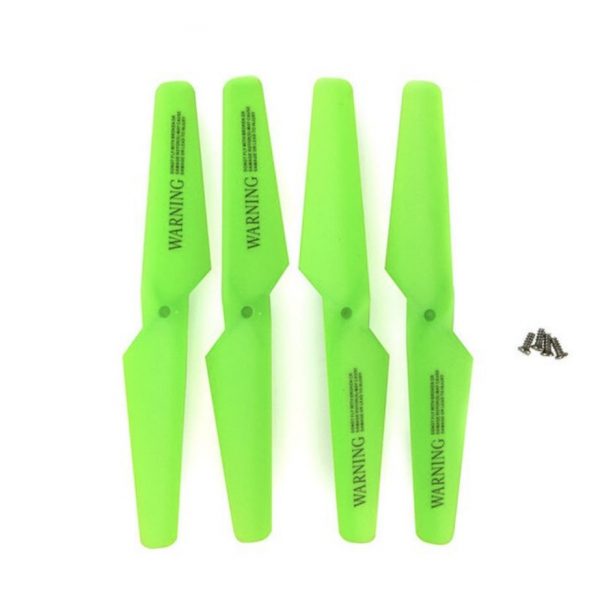 4pcs Propeller 2xCW Clockwise and 2xCCW Counter Clockwise for Syma X5 X5C X5SC X5SW GREEN