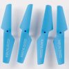 4pcs Propeller 2xCW Clockwise and 2xCCW Counter Clockwise for Syma X5C X5SC X5SW BLUE