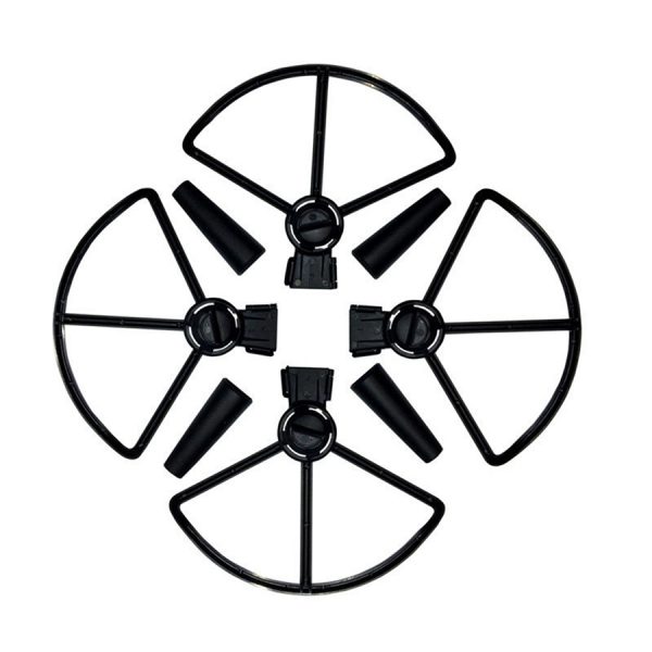 4pcs Propeller Protection Guard with 8mm and 38mm Extended Landing Gear for DJI Spark BLACK