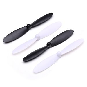 4pcs Propeller for JJRC H6C H6D Eachine H108C Hubsan H107 BLACK WHITE
