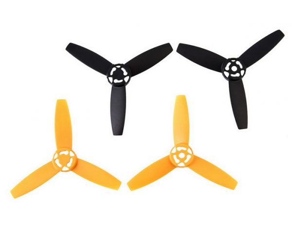 4pcs Propeller for Parrot ARDrone 30 BLACK YELLOW