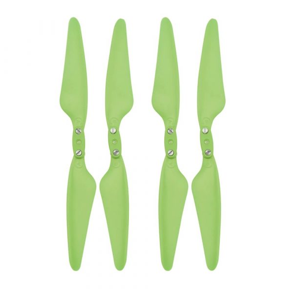 4pcs Quick Release Foldable Propeller for Hubsan H117S Zino GREEN