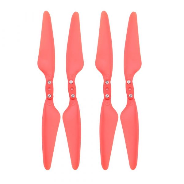 4pcs Quick Release Foldable Propeller for Hubsan H117S Zino RED