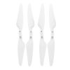 4pcs Quick Release Foldable Propeller for Hubsan H117S Zino WHITE