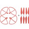 4pcs Quick Release Folding Propeller 4pcs Propeller Protection Guard for XIAOMI FIMI X8 SE RED
