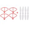 4pcs Quick Release Propeller 4pcs Red Propeller Protection Guard Set for Xiaomi FIMI A3
