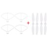 4pcs Quick Release Propeller 4pcs White Propeller Protection Guard Set for Xiaomi FIMI A3