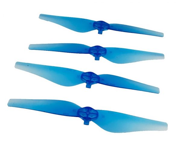 4pcs Quick Release Transparent Propeller 2x CW Clockwise 2x CCW Counter Clockwise for DJI Mavic Air BLUE