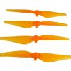 4pcs Quick Release Transparent Propeller 2x CW Clockwise 2x CCW Counter Clockwise for DJI Mavic Air ORANGE