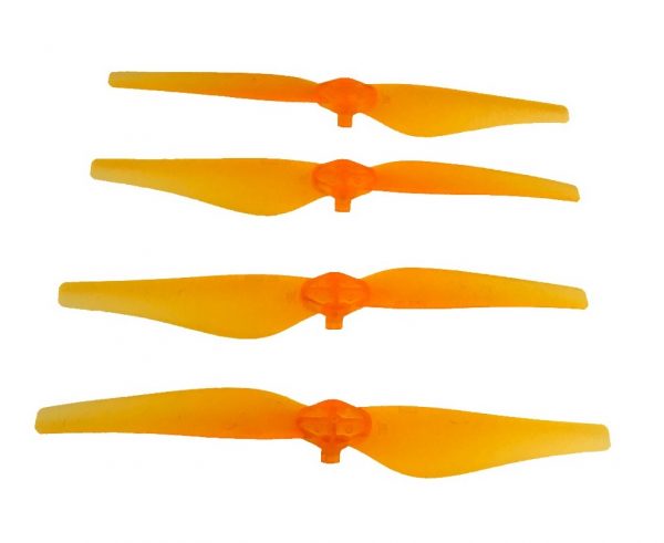 4pcs Quick Release Transparent Propeller 2x CW Clockwise 2x CCW Counter Clockwise for DJI Mavic Air ORANGE
