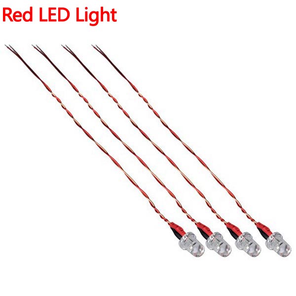 4pcs Red LED Light for Hubsan X4 H107C H107L H107D