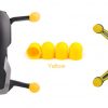 4pcs Soft Silicone Motor Protection Cover for DJI Mavic Air Spark YELLOW