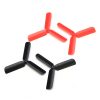 4pcs Upgraded 3 Blade Propeller for Hubsan X4 H107 JJRC 1000A JXD 385 388 392 WLtoys V252 V343 BLACK RED