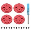 4pcs Upgraded Aluminium Dust Proof Waterproof Protective Motor Cover Cap for DJI Mavic Mini RED