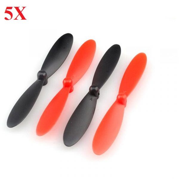 5 Sets of 4pcs Eachine 55mm Propeller for 7mm 85x20mm Coreless Motors BLACK RED