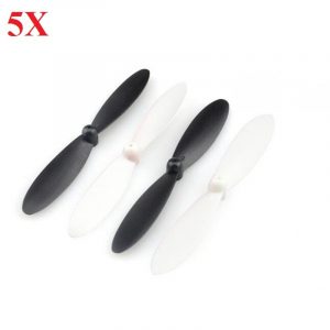 5 Sets of 4pcs Eachine 55mm Propeller for 7mm 85x20mm Coreless Motors BLACK WHITE