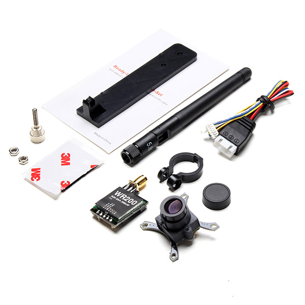 58G 32ch 200mW FPV Kit with 700TVL 110 148 Degree Camera for XK X350