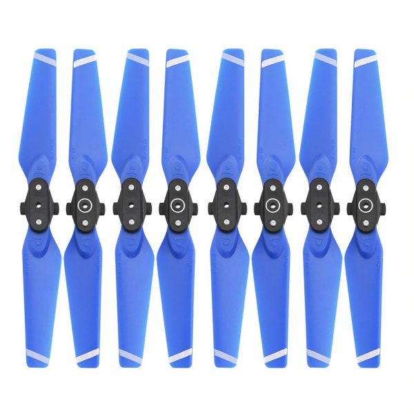 8pcs 4730F CW Clockwise CCW Counter Clockwise Quick Release Foldable Propeller for DJI Spark BLUE