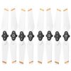 8pcs 4730F CW Clockwise CCW Counter Clockwise Quick Release Foldable Propeller for DJI Spark WHITE