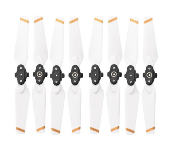 8pcs 4730F CW Clockwise CCW Counter Clockwise Quick Release Foldable Propeller for DJI Spark WHITE