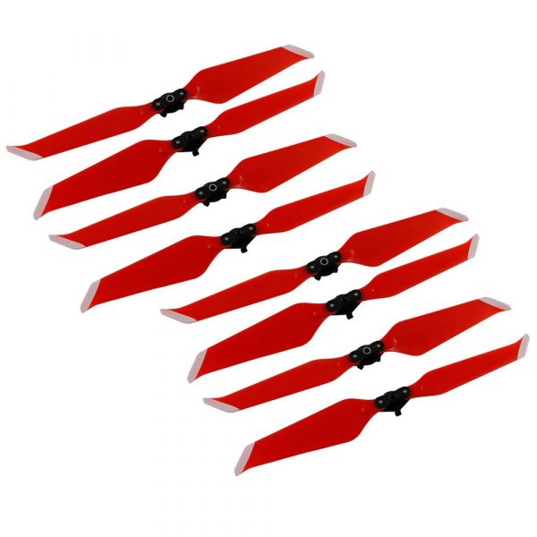 8pcs 8743 Quick Release Low Noise Foldable Propeller for DJI MAVIC 2 Pro Zoom RED