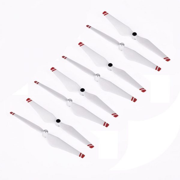 8pcs 9450 CW Clockwise CCW Counter Clockwise Self Locking Propeller for DJI Phantom 2 3 WHITE RED