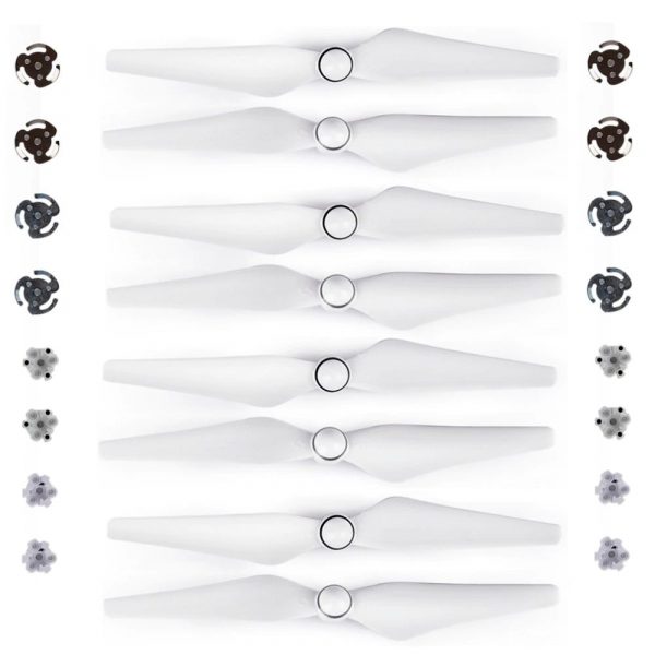 8pcs 9450S Quick Release Propeller for DJI Phantom 4 Pro Advanced WHITE