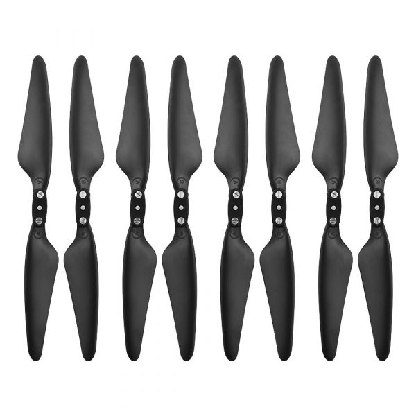 8pcs Quick Release Foldable Propeller for Hubsan H117S Zino BLACK