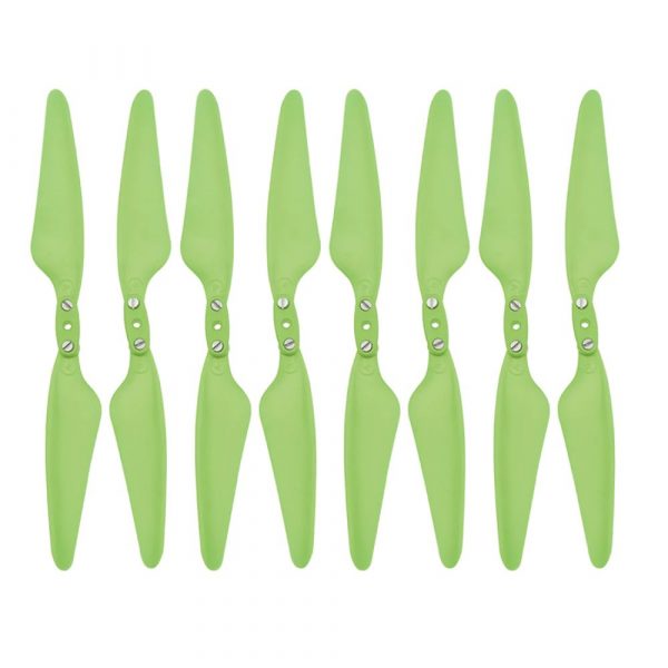 8pcs Quick Release Foldable Propeller for Hubsan H117S Zino GREEN