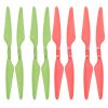 8pcs Quick Release Foldable Propeller for Hubsan H117S Zino GREEN RED