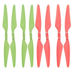 8pcs Quick Release Foldable Propeller for Hubsan H117S Zino GREEN RED